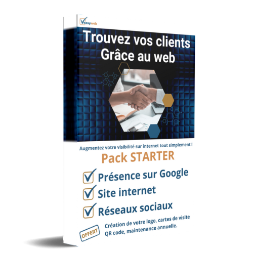 Un pack digital complet qui permet d'avoir plus de clients grâce à un e présence sur internet